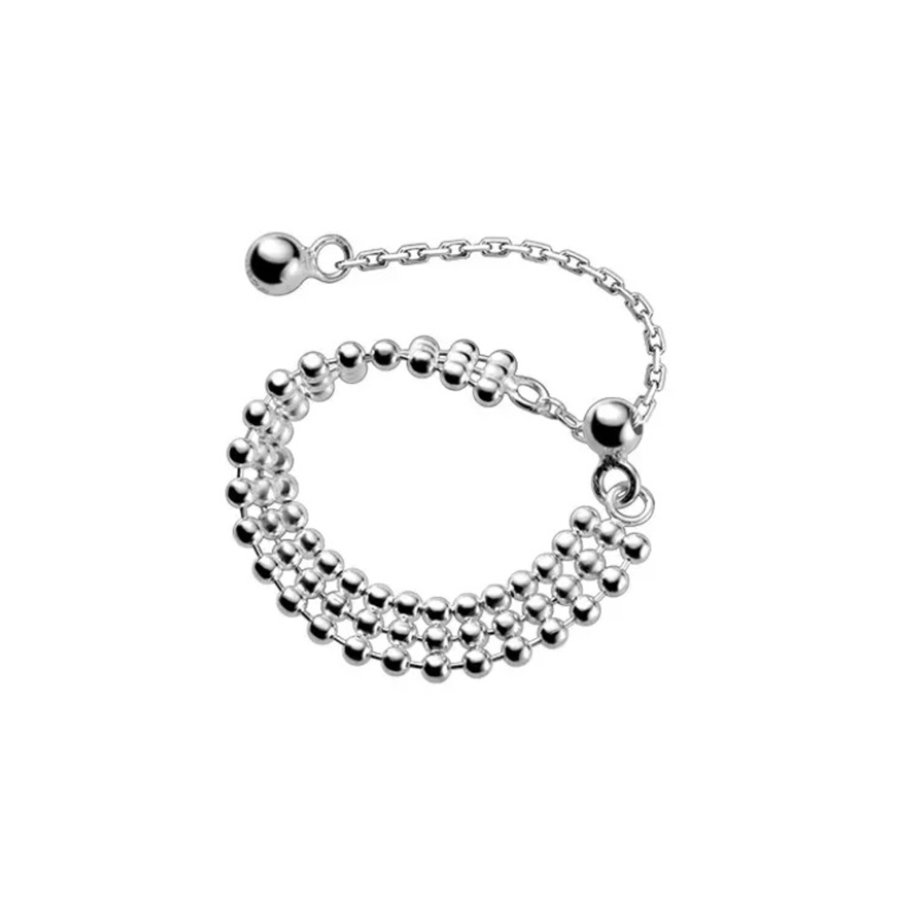 Dainty Resizable Multilayer Sterling Silver Ring Accessory Jewelry